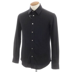 【中古】ナンバーナイン NUMBER(N)INE コットン ピンホールカラー カジュアルシャツ ブラック【サイズ2】【BLK】【S/S/A/W】【状態ランクC】【メンズ】【749589】[BPD]