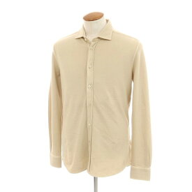 【新品】チルコロ1901 CIRCOLO 1901 ストレッチ コットン 鹿の子 カジュアルシャツ ベージュ【サイズM】【BEI】【S/S/A/W】【状態ランクN】【メンズ】【749581】[BPD]