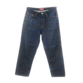 【中古】シュプリーム Supreme 2024年秋冬 Rigid Baggy Selvedge Jean デニムパンツ ネイビー【サイズ32】【NVY】【S/S/A/W】【状態ランクB】【メンズ】【749496】[BPD]