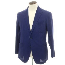【中古】タリアトーレ TAGLIATORE シアサッカーコットン カジュアルジャケット ライトネイビー系【サイズ48】【NVY】【S/S】【状態ランクD】【メンズ】【749380】[BPD]