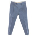 【中古】ベルウィッチ BERWICH ストレッチ コットン カジュアルスラックスパンツ ダスティブルー【サイズ48】【BLU】【S/S】【状態ランクA】【メンズ】【749375】[APD]