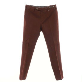 【中古】ピーティーゼロウーノ PT01 LOWER EAST SIDE HEPCAT ストレッチ コットン カジュアルスラックスパンツ ブラウン【サイズ48】【BRW】【S/S】【状態ランクB】【メンズ】【749288】[CPD]