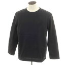 【新品】ルミノア Le Minor コットン クルーネック 長袖Tシャツ ブラック【サイズ4】【BLK】【S/S/A/W】【状態ランクN】【メンズ】【749284】