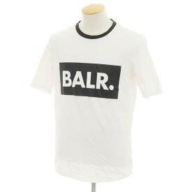 【中古】ボーラー BALR ストレッチ コットン クルーネック 半袖Tシャツ ホワイト【サイズS】【WHT】【S/S】【状態ランクC】【メンズ】【749273】[CPD]