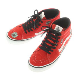 【中古】シュプリーム Supreme 2025年春夏 Vans Nate Lowman Skate Grosso Mid スニーカー レッド【サイズ26.5】【RED】【S/S/A/W】【状態ランクB】【メンズ】【749271】 [DPD]