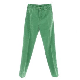 【SALE10%OFF/返品不可】【新品】インコテックス スラックス INCOTEX SLACKS コットンリヨセル ストライプ イージーパンツ グリーン【サイズ29】【S/S】【状態ランクN】【メンズ】