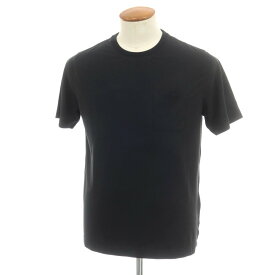 【新品】ザノーネ ZANONE アイスコットン クルーネック ポケット 半袖Tシャツ ブラック【サイズ46】【S/S】【状態ランクN】【メンズ】
