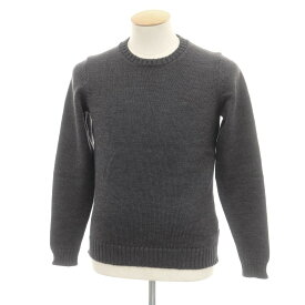 【新品】ザノーネ ZANONE ミドルゲージウール クルーネック ニット グレー【サイズ46】【A/W】【状態ランクN】【メンズ】