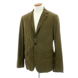 【SALE30%OFF/返品不可】【中古】アスペジ ASPESI ポリエステルナイロン カジュアルジャケット オリーブ【サイズM】【S/S】【状態ランクC】【メンズ】[DPD]