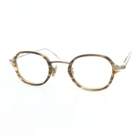 【中古】ユウイチ トヤマ YUICHI TOYAMA U-131 F.Marianne チタン メガネ クリアブラウンxアンティークゴールド【サイズ44□24 145】【S/S/A/W】【状態ランクA】【メンズ】[APD]