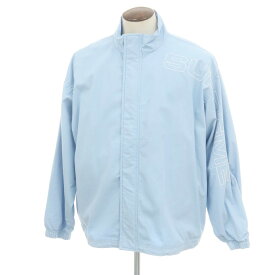 【SALE10%OFF/返品不可】【中古】シュプリーム Supreme 2025年秋冬 Spellout Embroidered Ripstop Track Jacket トラックジャケット ライトブルー【サイズL】【S/S】【状態ランクA】【メンズ】