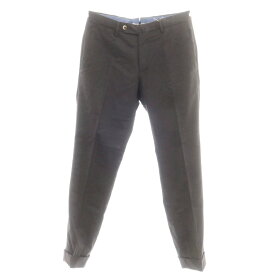 【SALE10%OFF/返品不可】【中古】ピーティートリノ PT TORINO ストレッチウール ドレススラックスパンツ ブラウンチャコール【サイズ44】【A/W】【状態ランクB】【メンズ】[BPD]