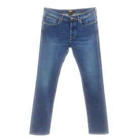 【新品】インコテックス ブルーディヴィジョン INCOTEX BLUE DIVISION ストレッチ タイトテーパードデニムパンツ ジーンズ ダークブルー【サイズ33】【S/S/A/W】【状態ランクN】【メンズ】[PO20]