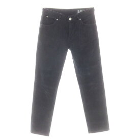 【中古】ピーティートリノ デニム PT TORINO DENIM SWING ストレッチ コットン コーデュロイパンツ ブラック【サイズ29】【A/W】【状態ランクB】【メンズ】[BPD]