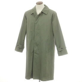 【中古】トラディショナルウェザーウェア Traditional Weatherwear コットン ステンカラーコート モスグリーン【サイズ40】【S/S】【状態ランクB】【メンズ】[APD]