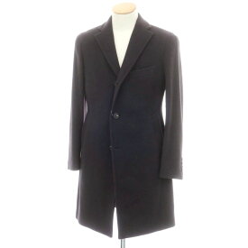 【中古】タリアトーレ TAGLIATORE カシミヤ チェスターフィールドコート グレイッシュネイビー【サイズ42】【A/W】【状態ランクB】【メンズ】[BPD]