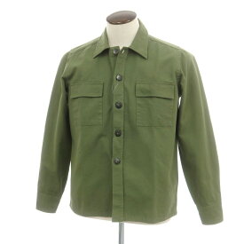 【中古】ギローバー GUY ROVER コットン カジュアルシャツ グラスグリーン【サイズL】【S/S/A/W】【状態ランクB】【メンズ】