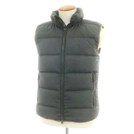 【SALE30%OFF/返品不可】【中古】アスペジ ASPESI ナイロン ダウンベスト グリーン【サイズM】【A/W】【状態ランクC】【メンズ】[BPD]