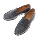 【SALE10%OFF/返品不可】【中古】ジェイエムウエストン J.M WESTON 180 シグネチャーローファー ネイビー【サイズ6 1/…