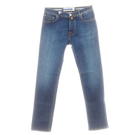 【新品】ヤコブコーエン JACOB COHEN BARD ストレッチ カシミヤ混 デニムパンツ ジーンズ ダークブルー【サイズ34】【S/S/A/W】【状態ランクN】【メンズ】