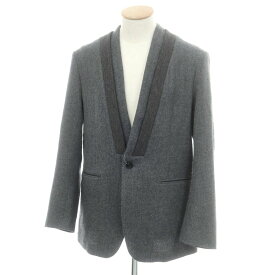 【中古】ケイスリーヘイフォード Casely Hayford ウール カジュアルジャケット グレー【サイズ36】【A/W】【状態ランクB】【メンズ】