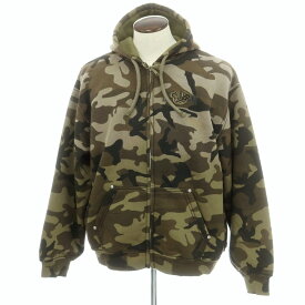 【中古】シュプリーム Supreme x True Religion 2025年秋冬 Zip Up Hooded Sweatshirt パーカー グリーン系【サイズXL】【A/W】【状態ランクA】【メンズ】[BPD]