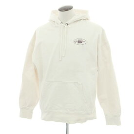 【中古】サタデーズ ニューヨークシティ Saturdays NYC コットン プルオーバー パーカー アイボリー【サイズL】【S/S/A/W】【状態ランクC】【メンズ】
