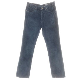 【中古】ピーティートリノ デニム PT TORINO DENIM BAND ストレッチ コットン 細畝 コーデュロイパンツ ネイビー【サイズ30】【A/W】【状態ランクC】【メンズ】