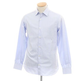【中古】【未使用】ランバンオンブルー LANVIN en Bleu コットン レギュラーカラー ドレスシャツ ライトブルー【サイズ46】【S/S/A/W】【状態ランクS】【メンズ】