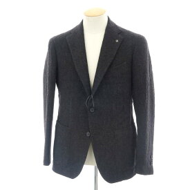 【中古】タリアトーレ TAGLIATORE ウールセルロース 2B テーラードジャケット チャコールグレー【サイズ44】【A/W】【状態ランクB】【メンズ】