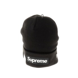 【中古】【未使用】シュプリーム Supreme 2025年秋冬 New Era Box Logo Beanie アクリル ニットキャップ ブラック【S/S/A/W】【状態ランクS】【メンズ】[BPD]