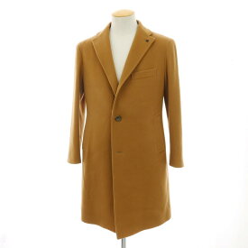 【中古】タリアトーレ TAGLIATORE ウールカシミヤ チェスターフィールドコート ブラウン【サイズ44】【A/W】【状態ランクB】【メンズ】