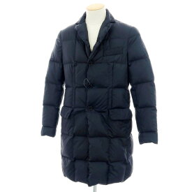 【SALE10%OFF/返品不可】【中古】アスペジ ASPESI ナイロン ダウンコート ネイビー【サイズXS】【A/W】【状態ランクC】【メンズ】[APD]