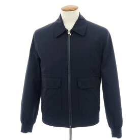 【中古】コルネリアーニ CORNELIANI ポリエステル ジップアップ スイングトップ ネイビー【サイズ46】【S/S】【状態ランクC】【メンズ】[APD]
