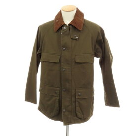 【中古】バブアー Barbour コットン ハンティングジャケット オリーブ【サイズ36】【S/S】【状態ランクB】【メンズ】[BPD]