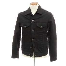【中古】ピーティートリノ デニム PT TORINO DENIM Double Black Denim Jacket ストレッチコットン デニムジャケット ブラック【サイズ48】【S/S/A/W】【状態ランクB】【メンズ】