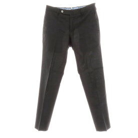 【SALE30%OFF/返品不可】【中古】ピーティートリノ PT TORINO TECHNO WASHABLE WOOL ストレッチ ポリエステルウール ドレススラックスパンツ ブラック【サイズ44】【S/S】【状態ランクC】【メンズ】