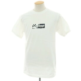 【中古】【未使用】シュプリーム Supreme 2025年春夏 Miami Box Logo Tee コットン 半袖Tシャツ ホワイト【サイズS】【S/S】【状態ランクS】【メンズ】
