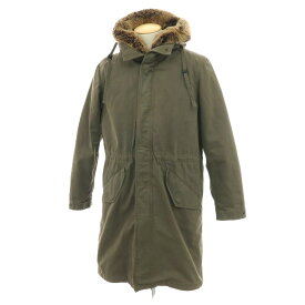 【SALE10%OFF/返品不可】【中古】アスペジ ASPESI コットン モッズコート オリーブグリーン【サイズXS】【A/W】【状態ランクB】【メンズ】[APD]