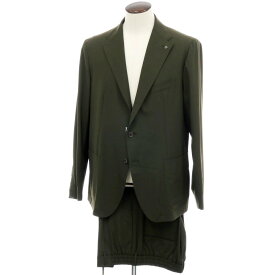 【新品】タリアトーレ TAGLIATORE ストレッチウール 2つボタンスーツ オリーブ【サイズ58】【S/S】【状態ランクN】【メンズ】