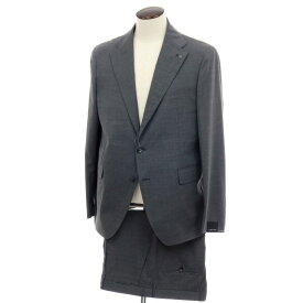 【新品】タリアトーレ TAGLIATORE ストレッチウール 2つボタンスーツ グレー【サイズ56】【S/S】【状態ランクN】【メンズ】