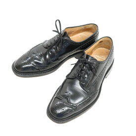 【中古】チャーチ CHURCH'S GRAFTON ウイングチップ ドレスシューズ ブラック【サイズ70F】【S/S/A/W】【状態ランクC】【メンズ】[APD]
