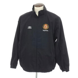 【中古】シュプリーム Supreme × Umbro 2026年春夏 Cotton Ripstop Track Jacket トラックジャケット ブルゾン ブラック【サイズJP L】【S/S】【状態ランクB】【メンズ】