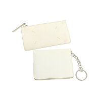 【中古】メゾン マルジェラ Maison Margiela レザー コイン＆カードケース ホワイト【S/S/A/W】【状態ラ…