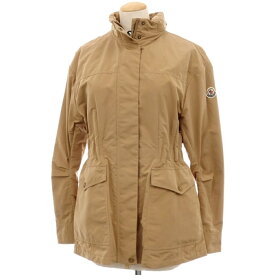 【新品アウトレット】モンクレール MONCLER NADES GIUBBOTTO ポリエステルナイロン スタンドカラー シェルジャケット ベージュ【サイズ2】【S/S】【状態ランクN-】【レディース】[BPD]