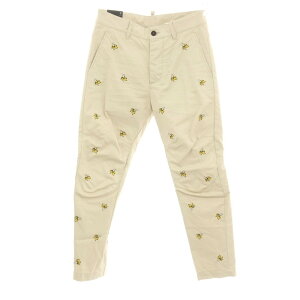 �y�V�i�z�f�B�[�X�N�G�A�[�h DSQUARED2 Fruit Embroidery SEXY CHINO PANT �R�b�g�� �o�i�i �`�m�p���c �x�[�W���y�T�C�Y44�z�yS/S�z�y��ԃ����NN�z�y�����Y�z