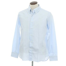 【新品】カナーリ CANALI コットン ボタンダウン ドレスシャツ ライトブルー【サイズ43】【S/S/A/W】【状態ランクN】【メンズ】