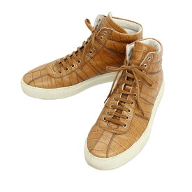 【中古】ファビアーノリッチ FABIANO RICCI レザー スニーカー ブラウン【サイズ42】【S/S/A/W】【状態ランクC】【メンズ】[APD]