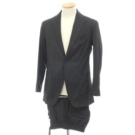 【中古】タリアトーレ TAGLIATORE ストレッチ ウールレーヨン 2つボタンスーツ セットアップ チャコール【サイズ44/R】【S/S】【状態ランクB】【メンズ】[APD]