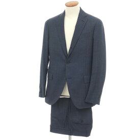 【中古】ラルディーニ LARDINI ウール 3つボタンスーツ ネイビー【サイズ48】【A/W】【状態ランクD】【メンズ】